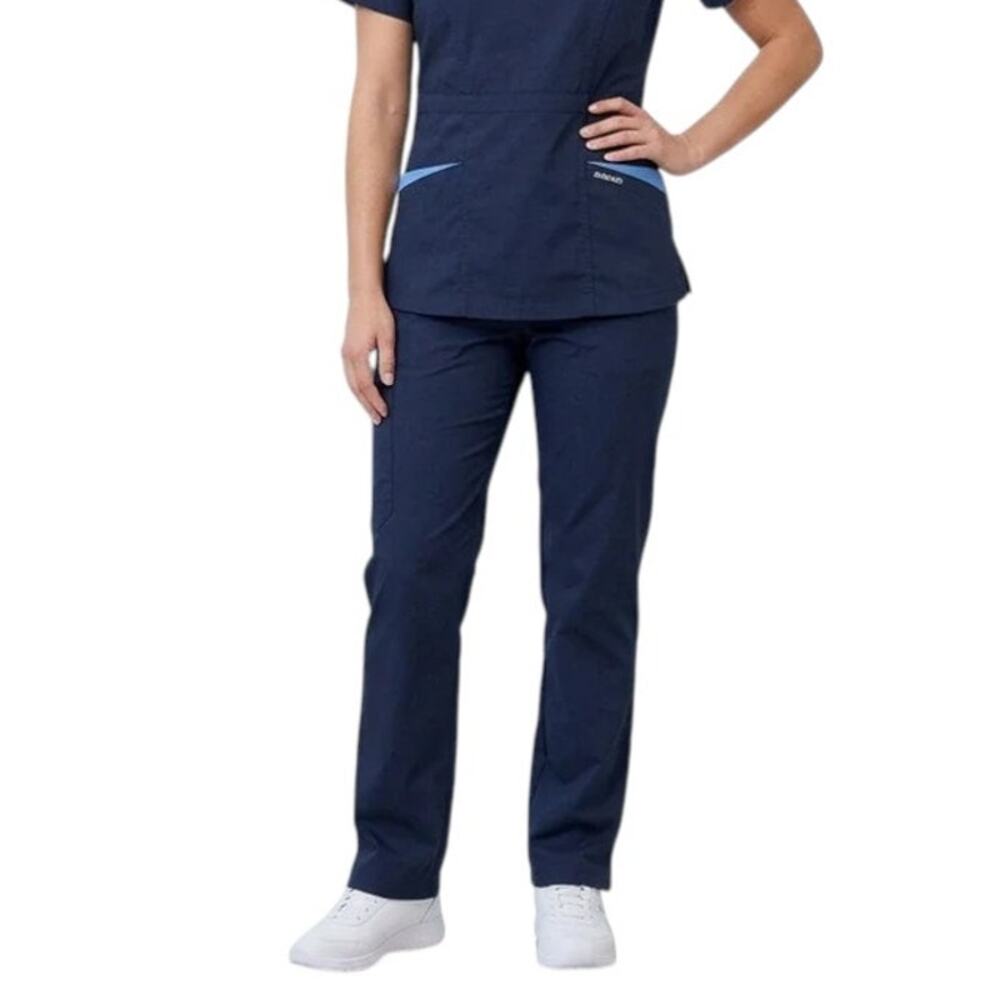 Dagacci Navy Blue  Scrubs Bottom Pants, S